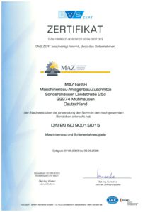 thumbnail of 2023 MAZ, Zertifikat ISO 9001-2015
